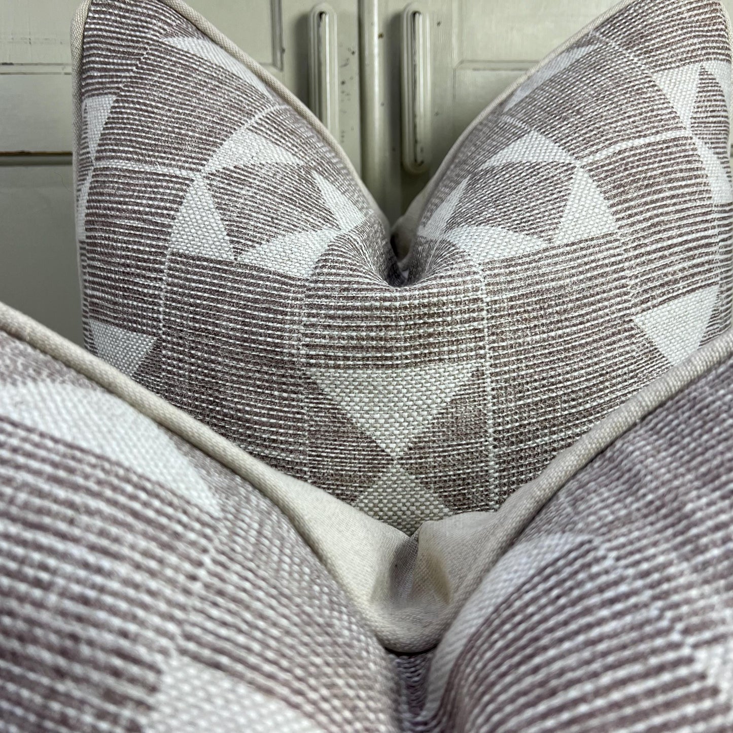 Cushions Made In Fermoie Flag Decorative Taupe Neutral Linen Cushion Pillow Throw Cover