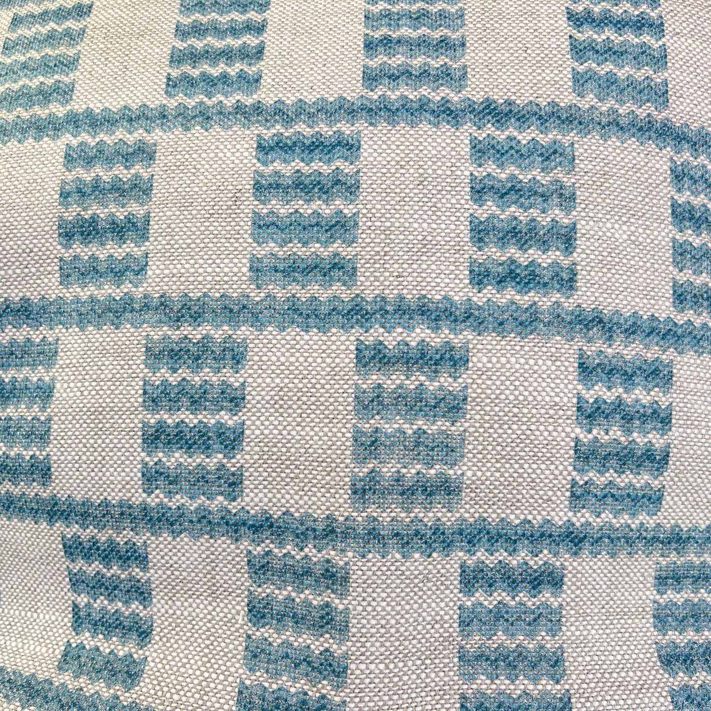 Cushions Made In Fermoie Cove Linen Luxury Designer Decorative Bright Blue Neutral Cushion Pillow Throw Cover