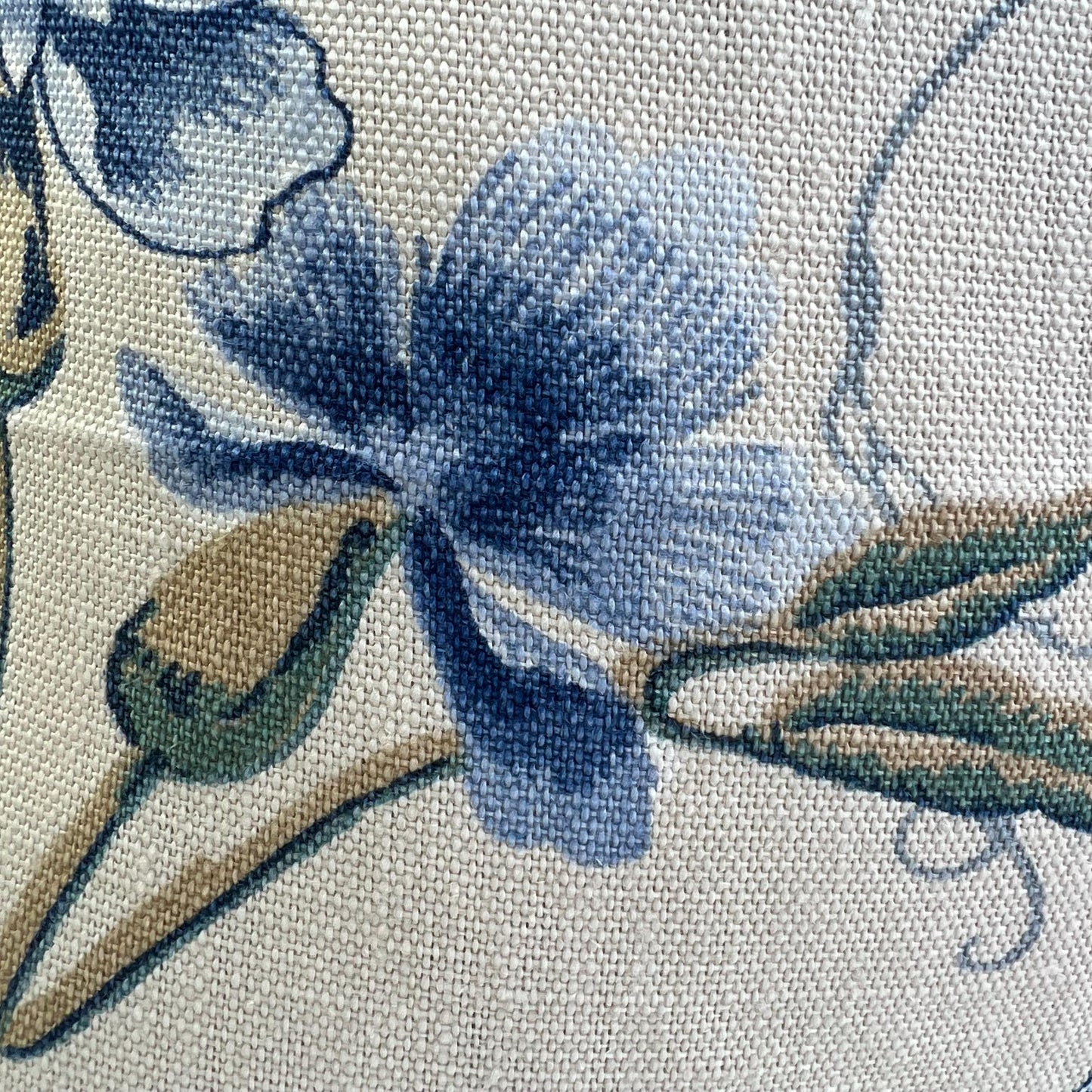 GP & J Baker Elinors Blue Green Bird Luxury Designer Decorative Cushion Throw Pillow Cover