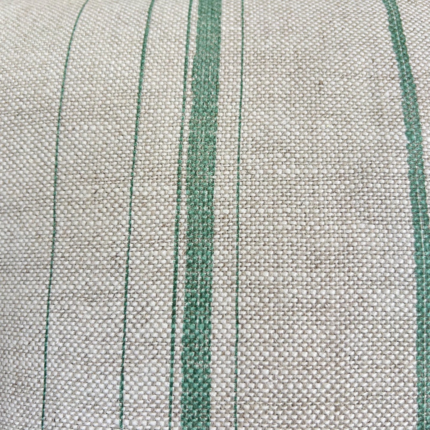 Cushions Made In Fermoie Carskiey Single Stripe Luxury Designer Decorative Neutral Green Linen Cushion Pillow Throw Cover