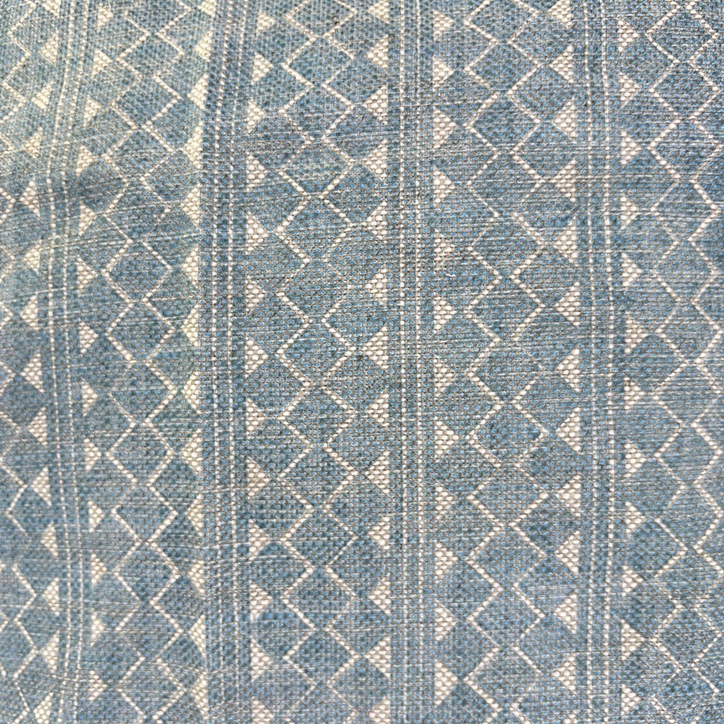 Cushion made in Fermoie Quantock Luxury Designer Decorative Neutral Pale Blue Linen Cushion Pillow Throw Cover