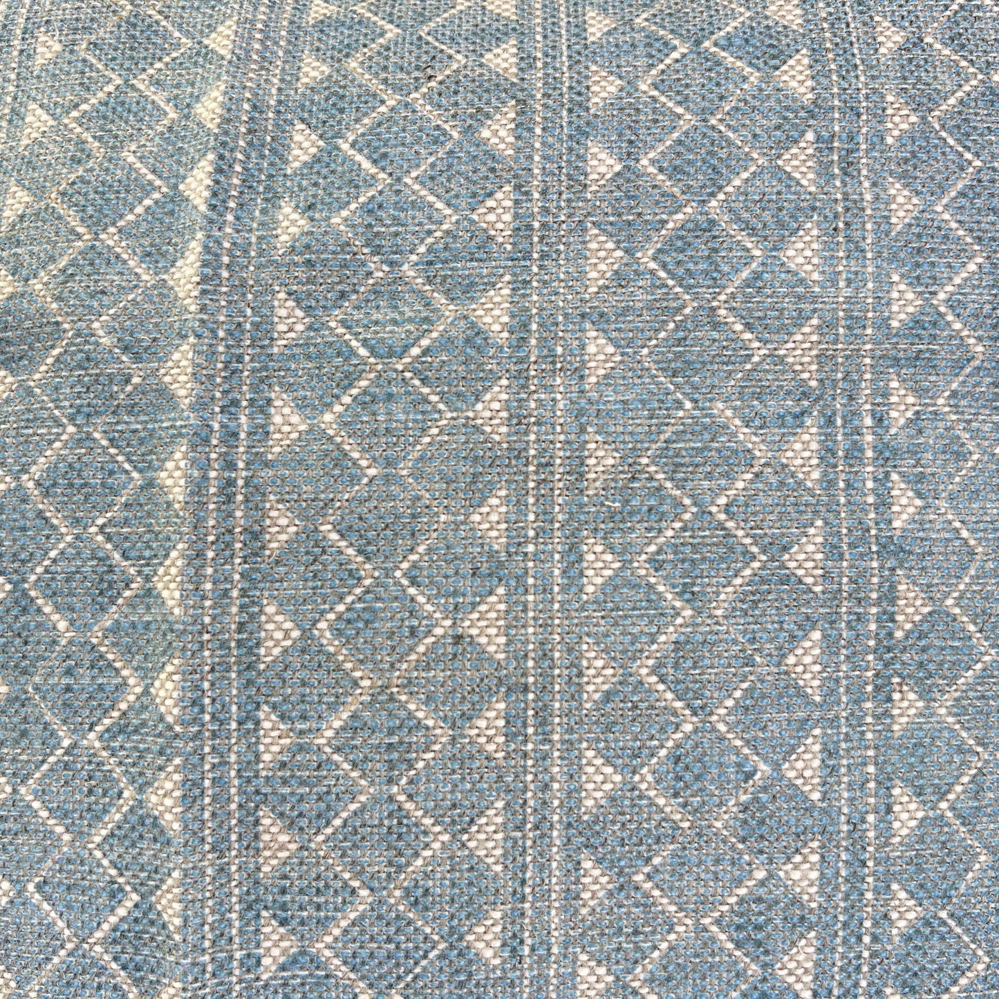 Cushion made in Fermoie Quantock Luxury Designer Decorative Neutral Pale Blue Linen Cushion Pillow Throw Cover