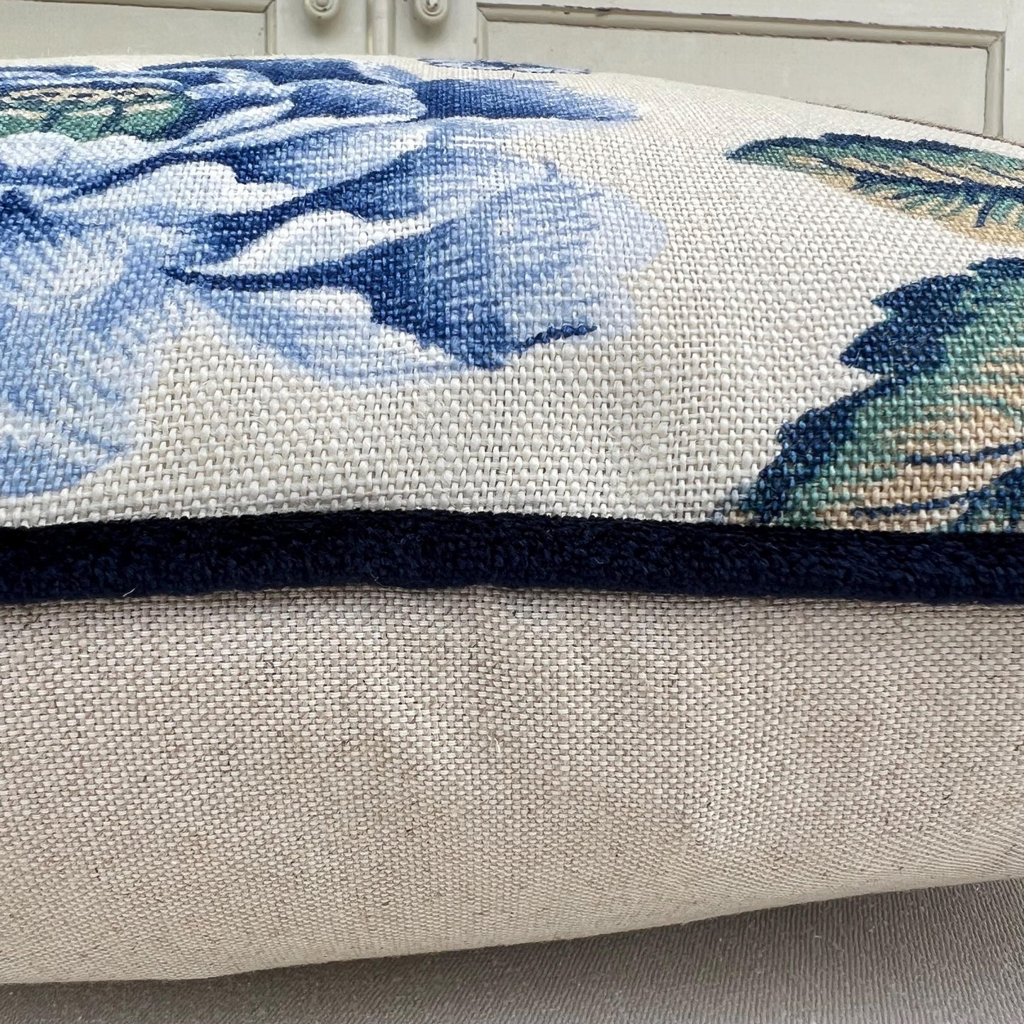 GP & J Baker Elinors Blue Green Bird Luxury Designer Decorative Cushion Throw Pillow Cover