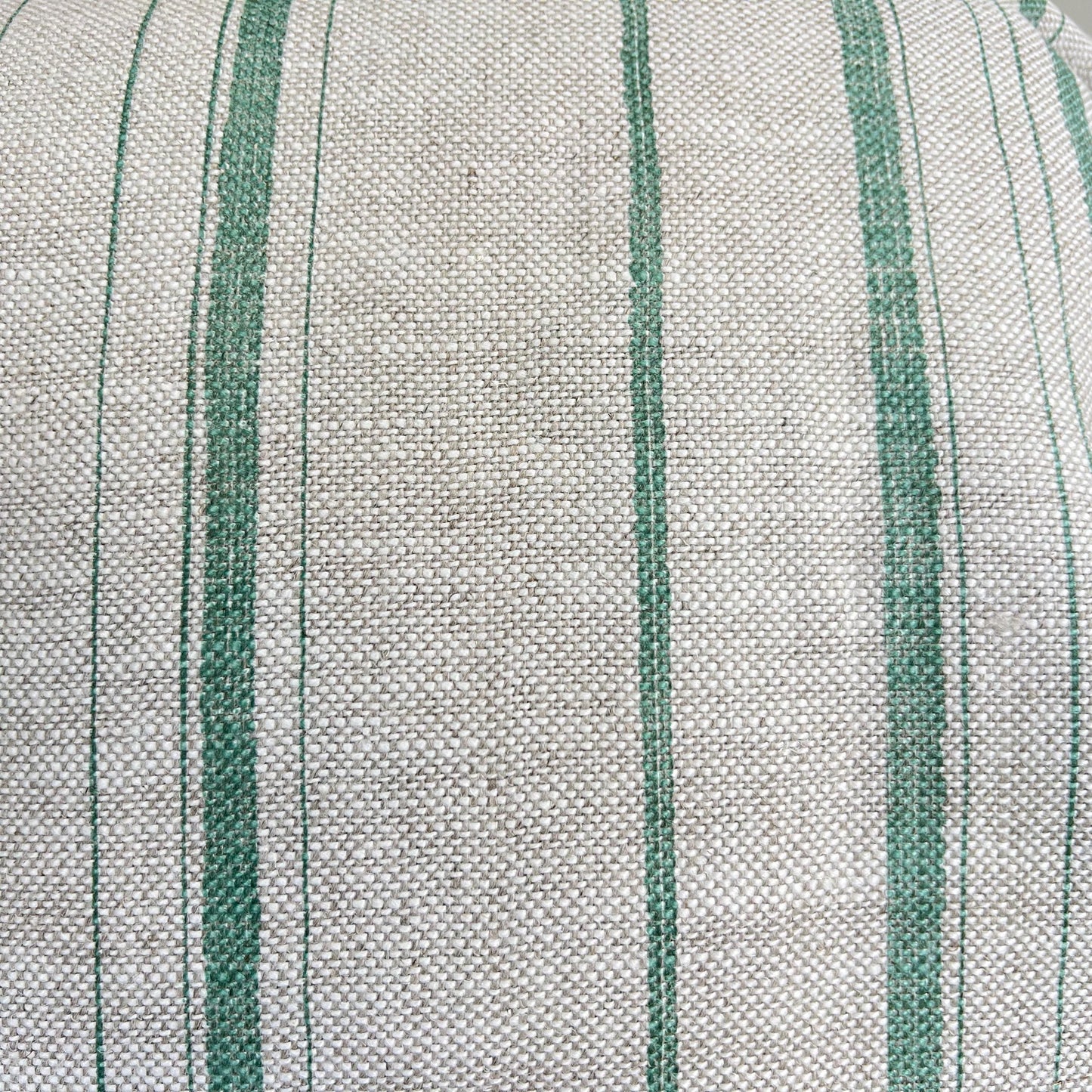 Cushions Made In Fermoie Carskiey Single Stripe Luxury Designer Decorative Neutral Green Linen Cushion Pillow Throw Cover