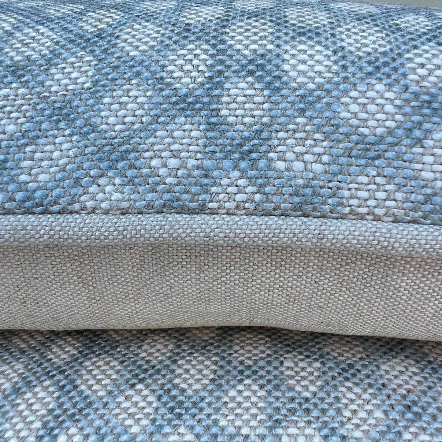 Cushions Made In Fermoie Wicker Luxury Designer Decorative Pale Blue Cotton Cushion Pillow Throw Cover