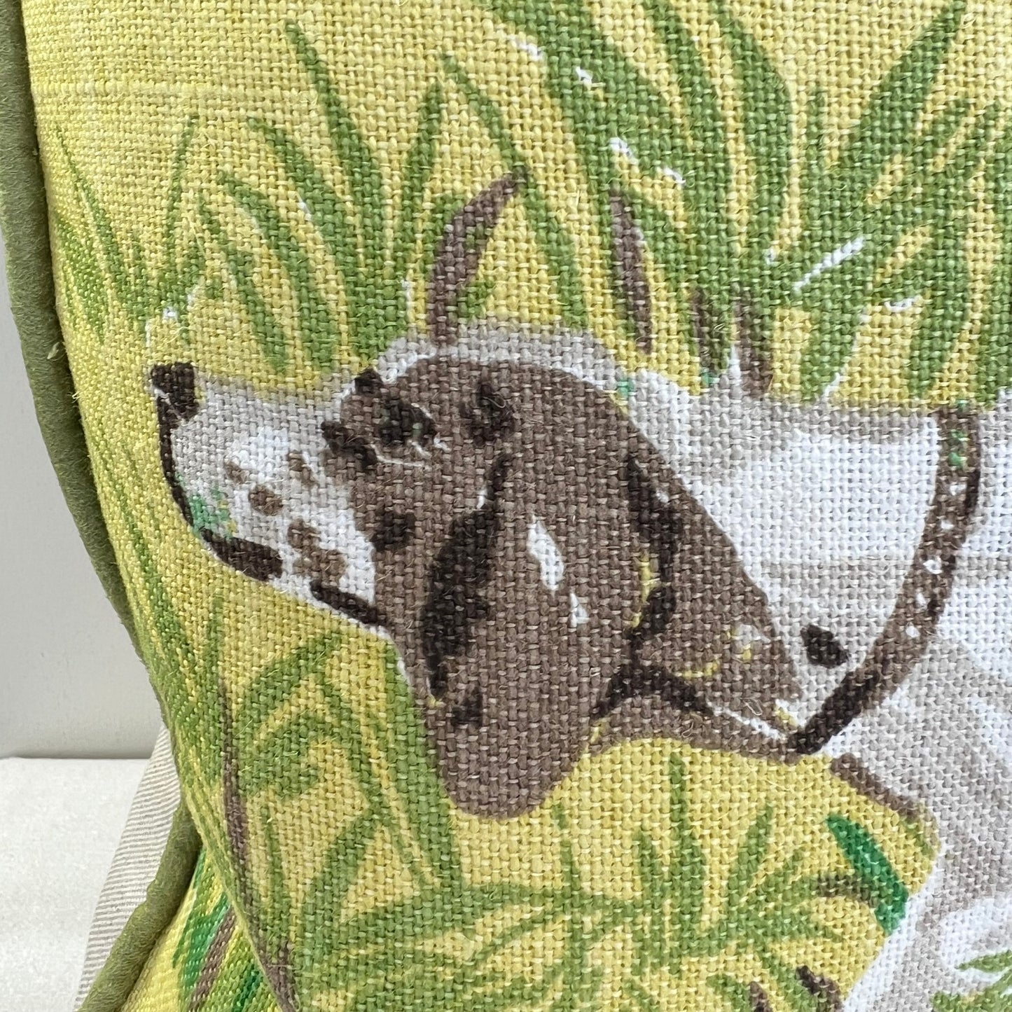 Schumacher Luxury Designer Pointers Yellow Decorative Cushion Pillow Throw Cover