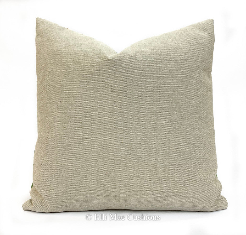 William Morris Luxury Designer Honeysuckle Green Cushion Pillow Cover