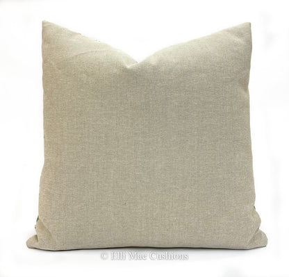 William Morris Luxury Designer Honeysuckle Green Cushion Pillow Cover