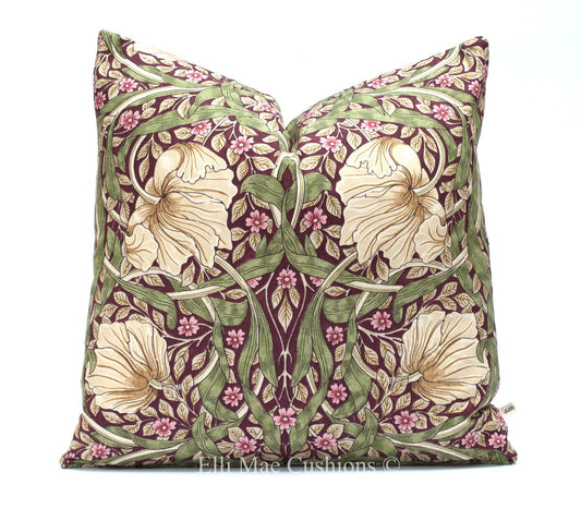 William Morris Pimpernel Pink Cushion Pillow Cover