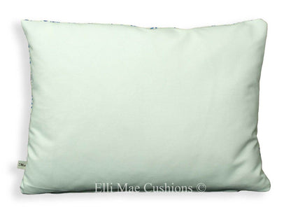 William Morris Swans Fabric Blue Linen Designer Vintage Cushion Pillow Cover