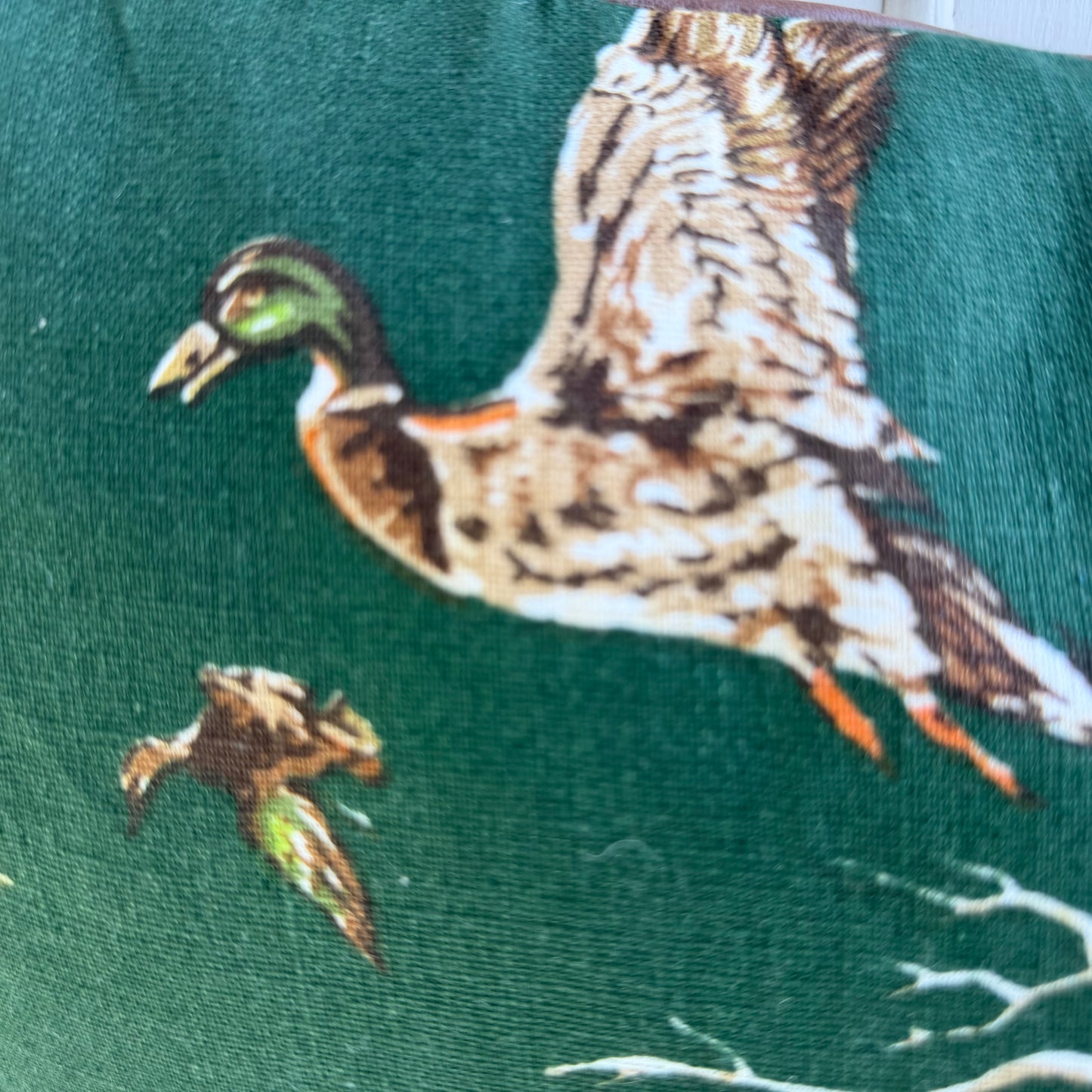 Schumacher Luxury Designer Dog and Duck Verdant Green Cushion Pillow Cover