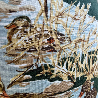 Schumacher Luxury Designer Dog and Duck Verdant Green Cushion Pillow Cover