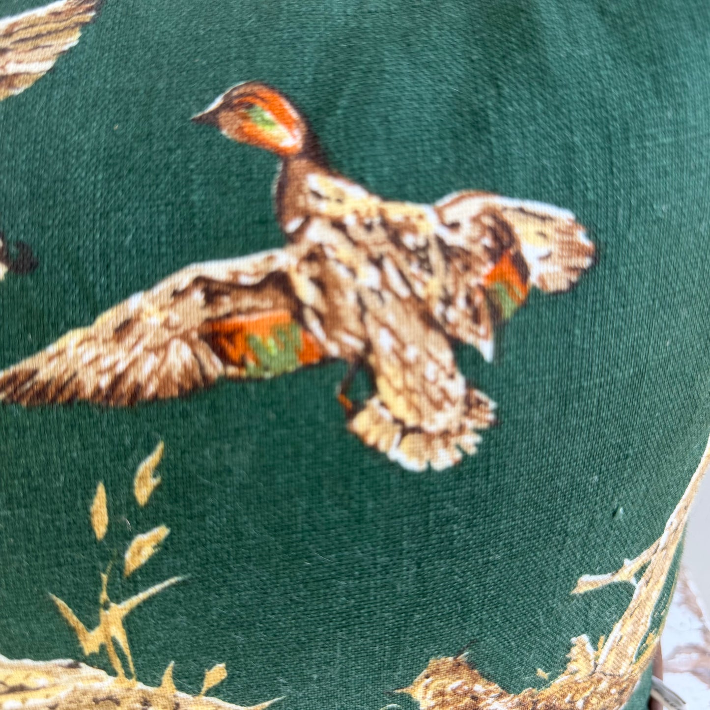 Schumacher Luxury Designer Dog and Duck Verdant Green Cushion Pillow Cover