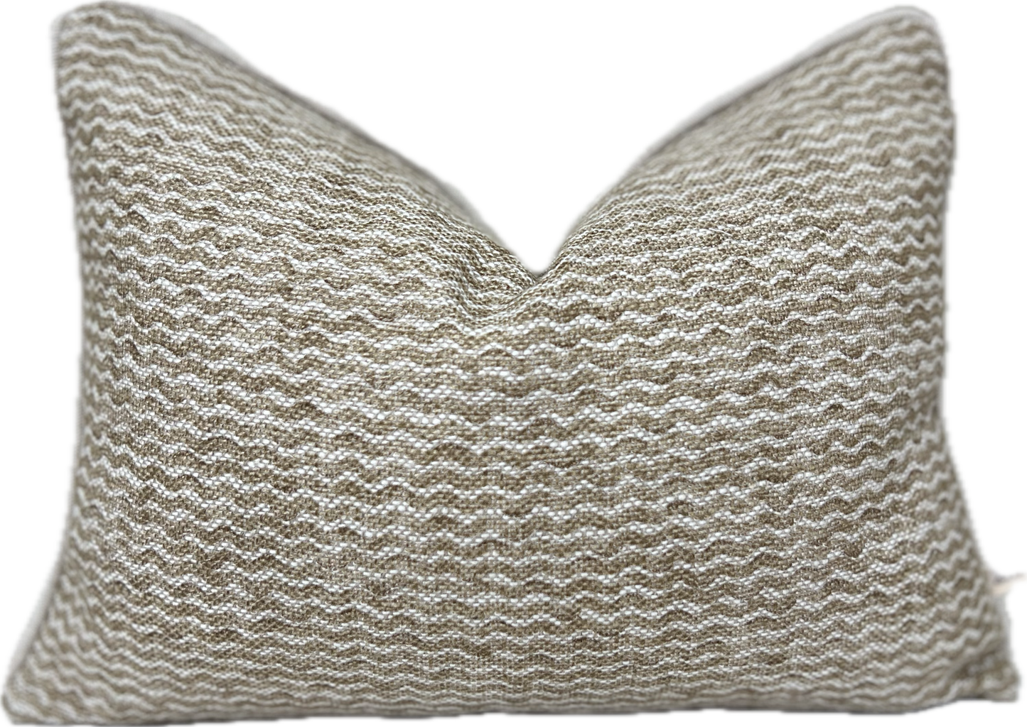 Fermoie Popple Luxury Designer Decorative Beige Neutral Linen Cushion Pillow Throw Cover