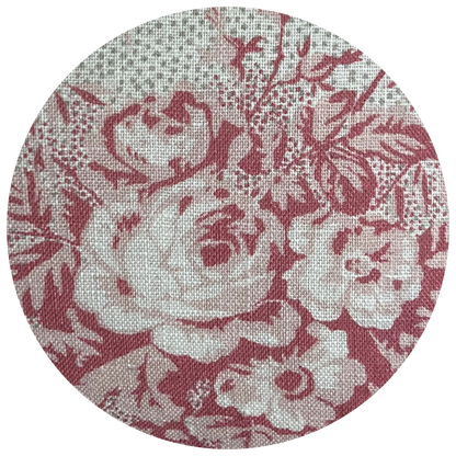 Cabbages and Roses Charlotte Red Pink Luxury Designer Cushion Pillow Cover