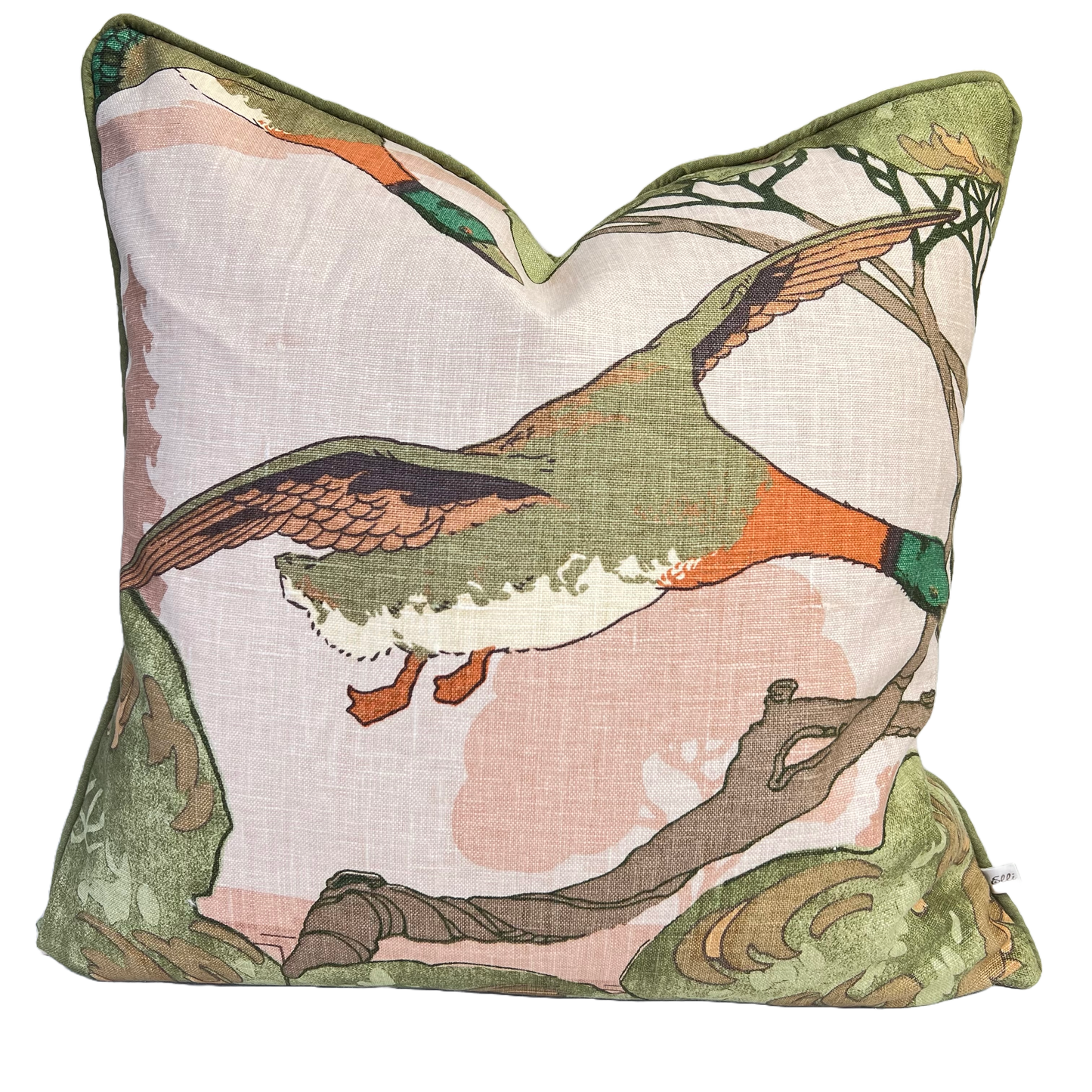 Mulberry Flying Ducks Plaster Luxury Cushion Pillow Cover