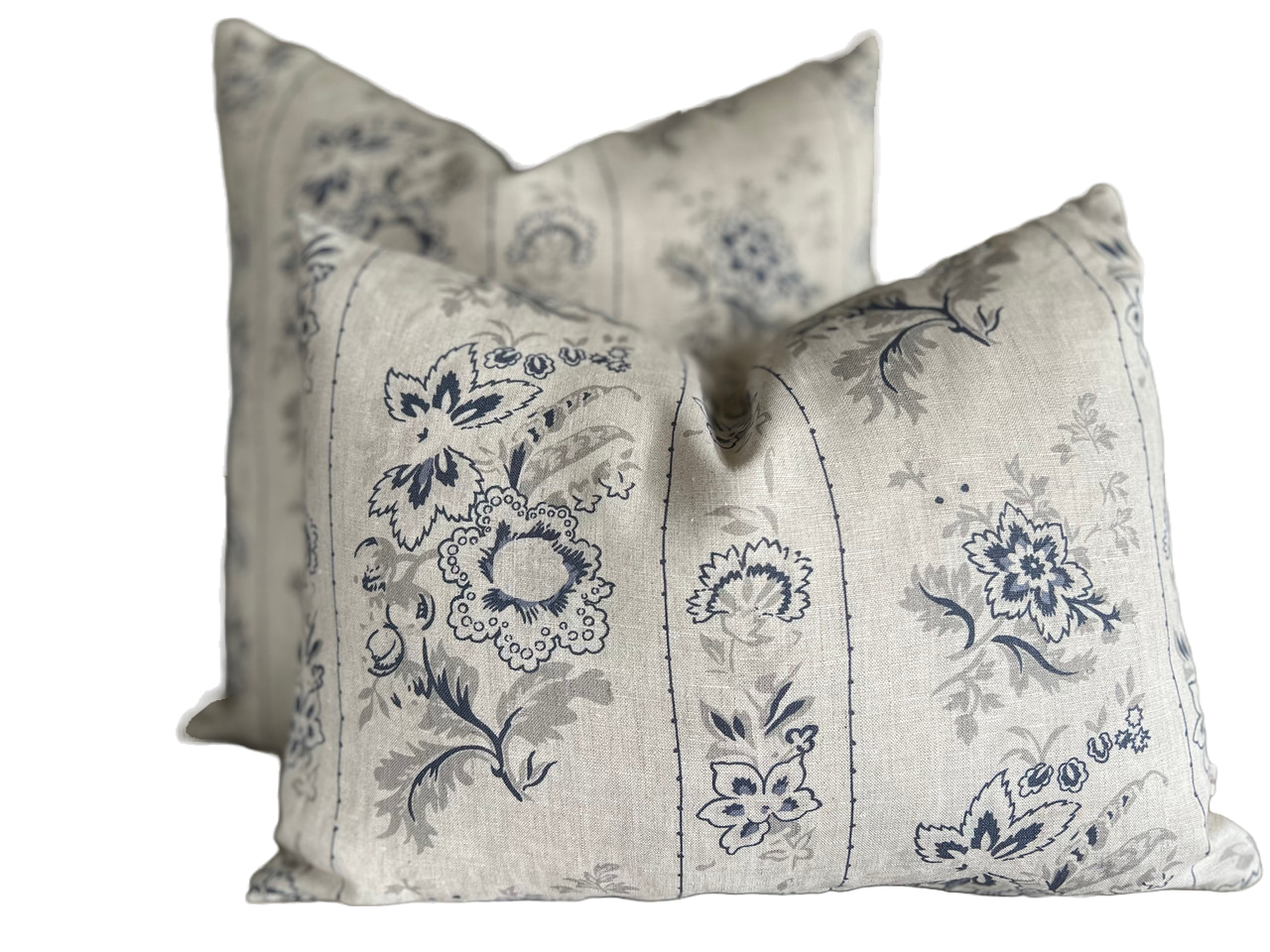 Cabbages and Roses India Rose Blue Shabby Chic Vintage Cushion Cover