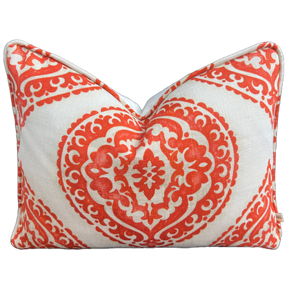 Jane Churchill Blakewater Luxury Designer Orange Sofa Throw Cushion Cover