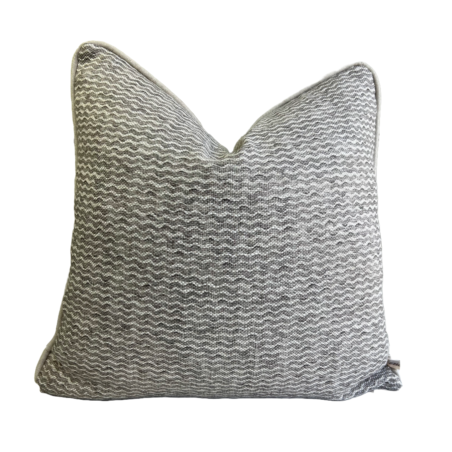 Cushions Made In Fermoie Popple Luxury Designer Decorative Grey Neutral Linen Cushion Pillow Throw Cover