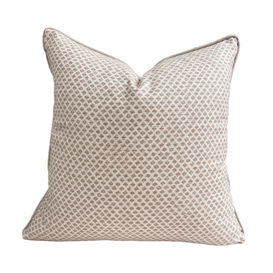 Cushions Made In Fermoie Marden Luxury Designer Decorative Beige Cream Linen Cushion Pillow Throw Cover