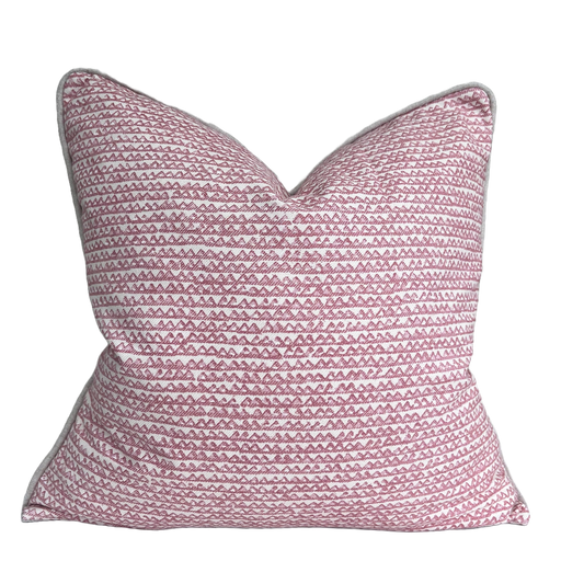 Cushions Made In Fermoie Mendip Pink Neutral Cotton Cushion Pillow Throw Cover