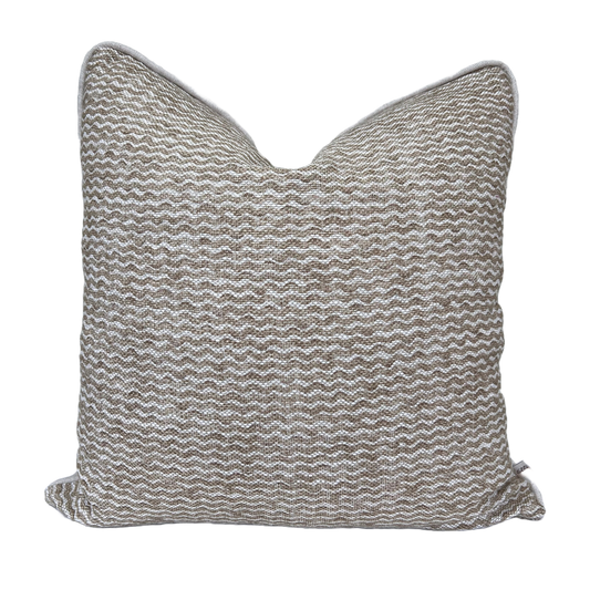 Cushions Made In Fermoie Popple Luxury Designer Decorative Beige Linen Cushion Pillow Throw Cover