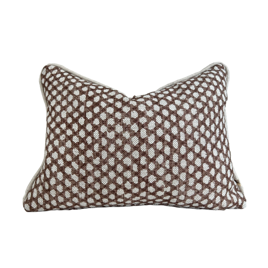 Cushions Made In Fermoie Wicker Luxury Designer Decorative Neutral Linen Cushion Pillow Throw Cover