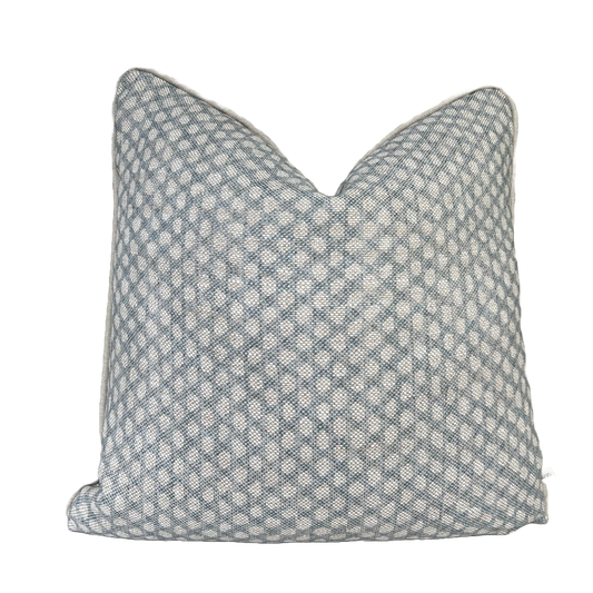 Cushions Made In Fermoie Wicker Luxury Designer Decorative Pale Blue Linen Cushion Pillow Throw Cover