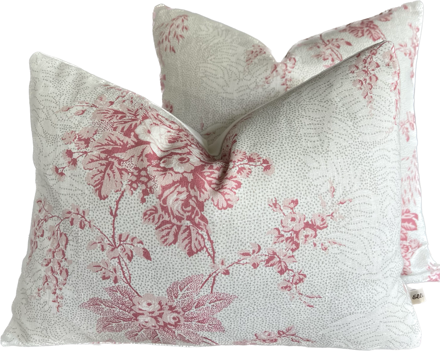 Cabbages and Roses Charlotte Red Pink Luxury Designer Cushion Pillow Cover