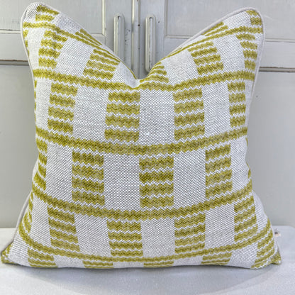 Cushions Made In Fermoie Cove Linen Luxury Designer Decorative Chartreuse Neutral Cushion Pillow Throw Cover