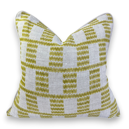 Cushions Made In Fermoie Cove Linen Luxury Designer Decorative Chartreuse Neutral Cushion Pillow Throw Cover