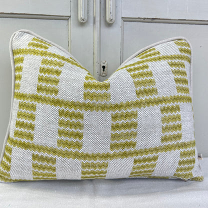 Cushions Made In Fermoie Cove Linen Luxury Designer Decorative Chartreuse Neutral Cushion Pillow Throw Cover