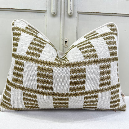 Cushions Made In Fermoie Cove Linen Luxury Designer Decorative Green Neutral Cushion Pillow Throw Cover