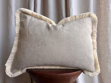Cushions Made In Fermoie Blue Tara Fabric Linen Cushion Pillow Throw Cover