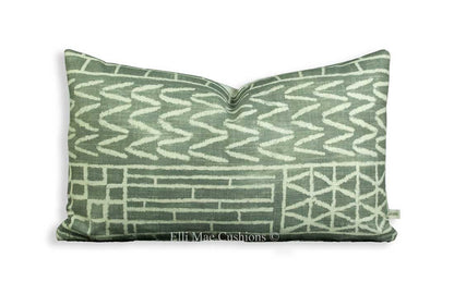 William Yeoward Khalana Slate Grey Geometric Fabric Cushion Pillow Cover