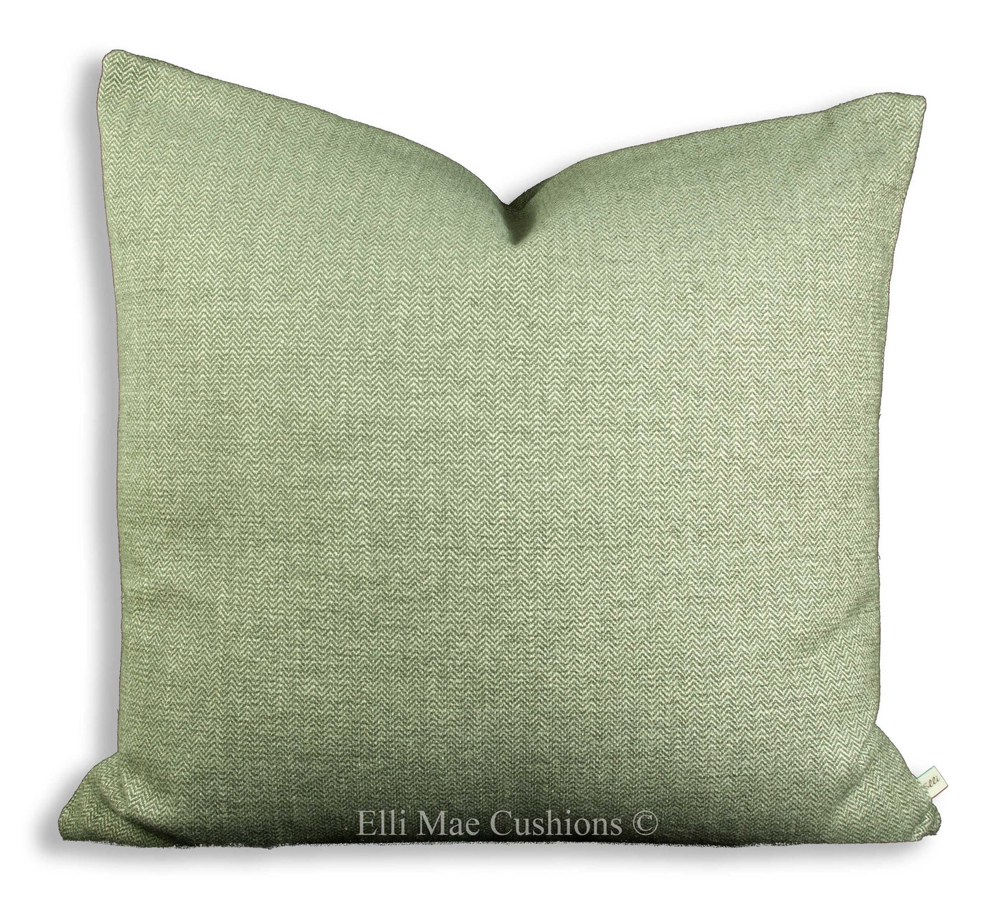 Luxury Designer Herring Bone Grey Wool Cushion Pillow Cover