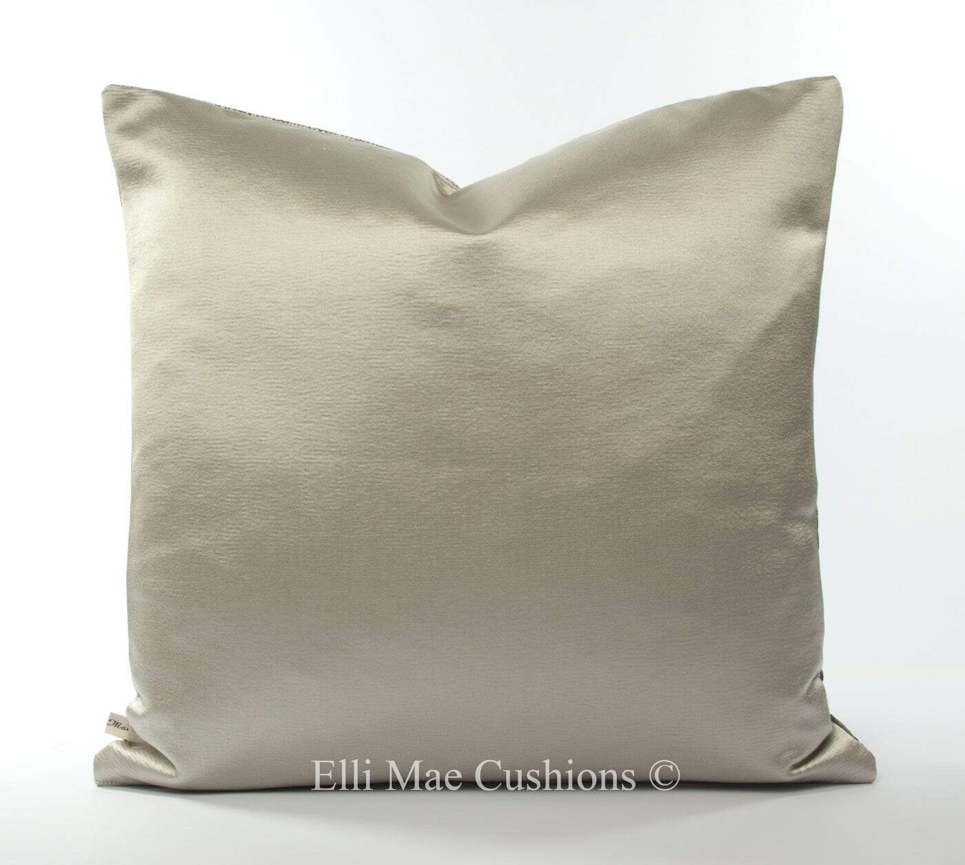 Lorca Dragon Luxury Designer Cushion Cover Faux Sharkskin Pewter Pillow