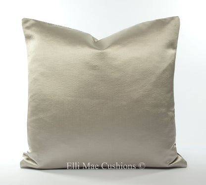 Lorca Dragon Luxury Designer Cushion Cover Faux Sharkskin Pewter Pillow