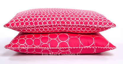 Christian Lacroix Pearls Pink Contemporary Luxury Designer Cushion Pillow Cover
