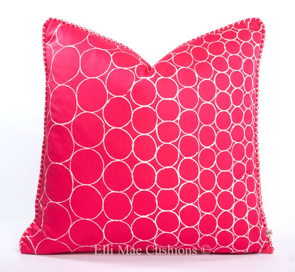 Christian Lacroix Pearls Pink Contemporary Luxury Designer Cushion Pillow Cover