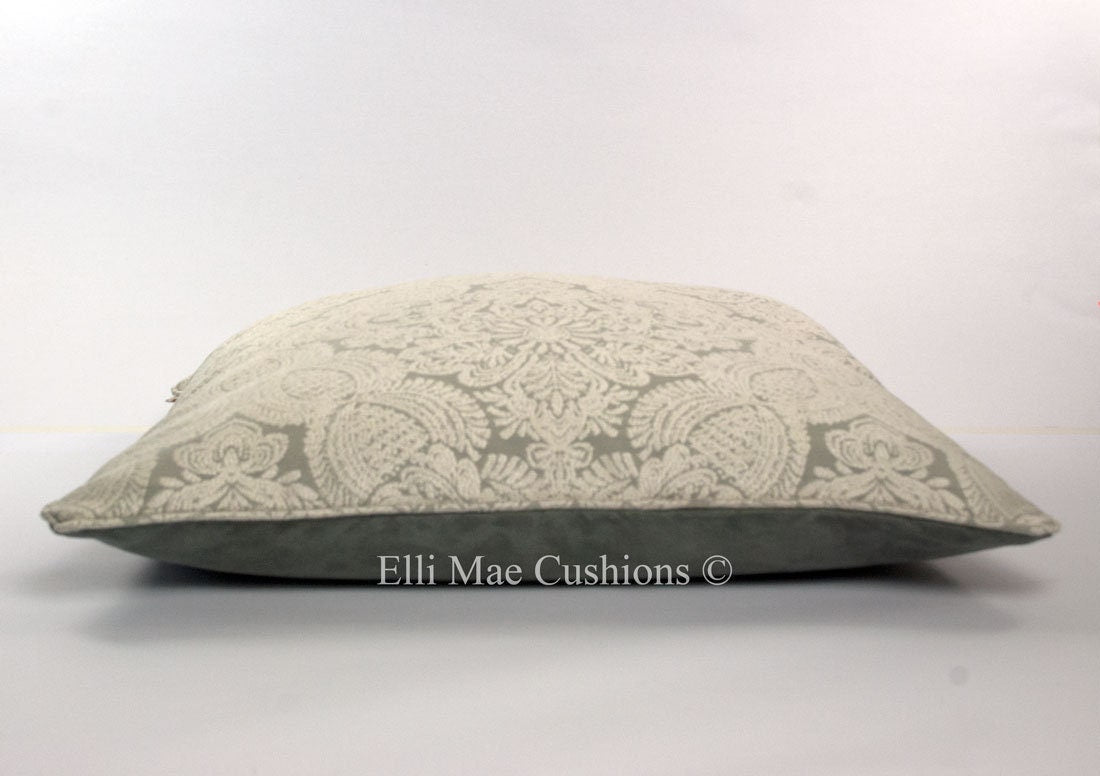 Jab Luxury Designer Traditional Grey White Cushion Pillow Throw Cover