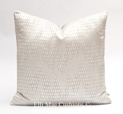 Luxury Designer Silver Grey Contemporary Modern Cushion Pillow Cover