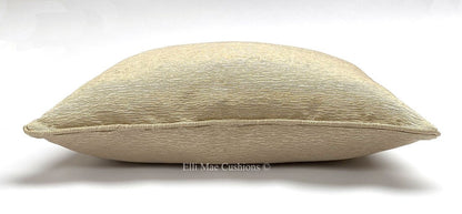 Luxury Designer Contemporary Modern Plain Gold Textured Cushion Pillow Cover