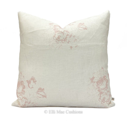 Cabbages and Roses Hatley Rose White Designer Cushion Pillow Cover