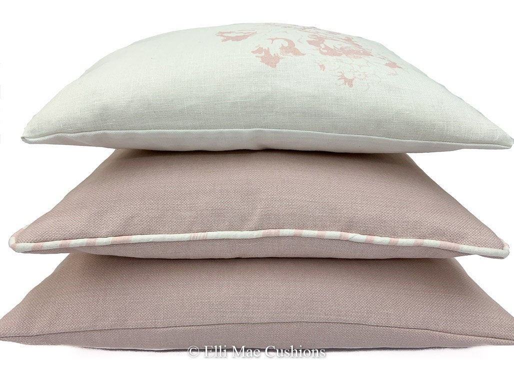 Cabbages and Roses Hatley Rose White Designer Cushion Pillow Cover