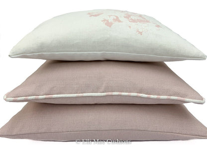 Cabbages and Roses Hatley Rose White Designer Cushion Pillow Cover