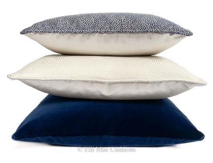 Luxury Designer Osborne & Little Akoya Blue Contemporary Cushion Throw Cover