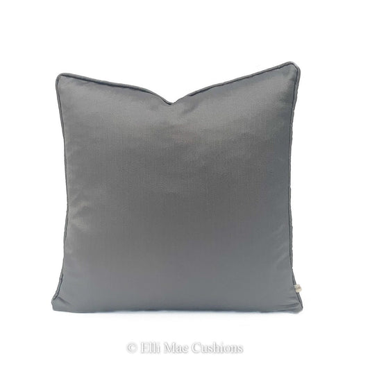 Luxury Designer Dark Grey Contemporary Textured Cushion Pillow Throw Cover