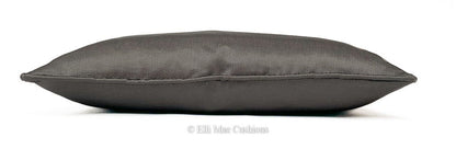 Luxury Designer Dark Grey Contemporary Textured Cushion Pillow Throw Cover