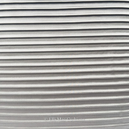 Andrew Martin Luxury Designer Contemporary Grey Pleated Fabric Cushion Sofa Pillow Cover